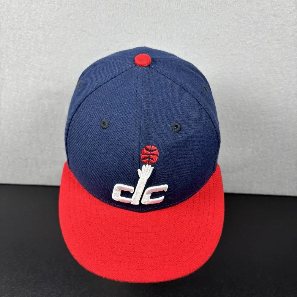 New Era Washington‎ Wizards SnapBack Hat 9Fifty Snapback Blue Red Youth Size NBA